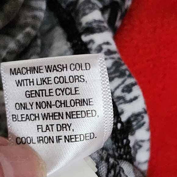 Apt. 9 Black Grey White Rayon Span Snake Print 3/4 Sleeve Scoop Neck Tunic Sz 1X - Picture 16 of 16